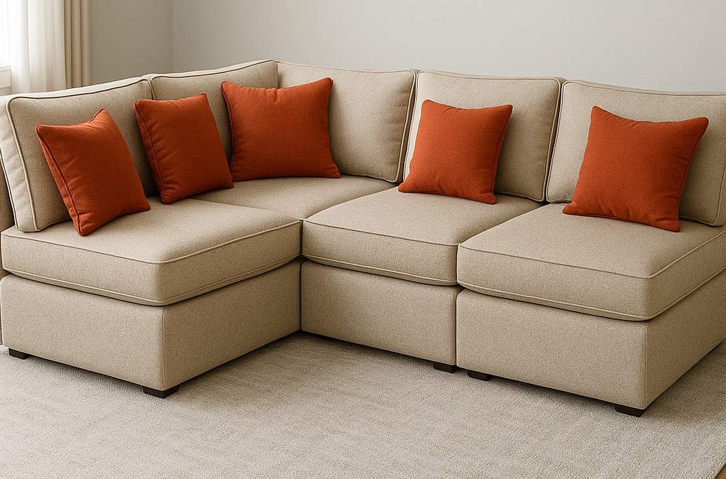 Изготовление и пошив подушек на П-образный диван Изготовление и пошив подушек на П-образный диван